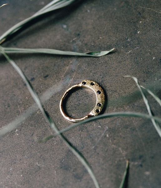 Image of Lasca Black Diamonds Ring