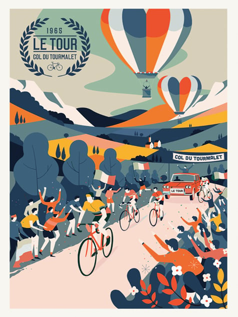 Col Du Tourmalet 1965 | Print Shop