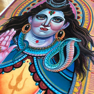 Image of Kali **Ganesh**Shiva print *SET OF 3 **