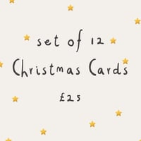 Image 1 of Little Dot Christmas Card Set of 12