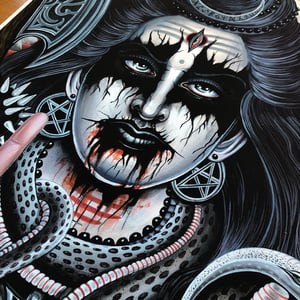 Image of Black metal shiva 