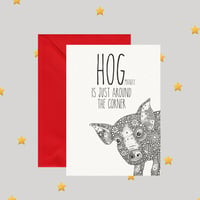 HOGmanay is just around the corner - Christmas Card