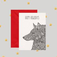 Happy Howlidays - Christmas Card