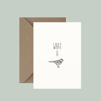 "What a Tit" greeting card