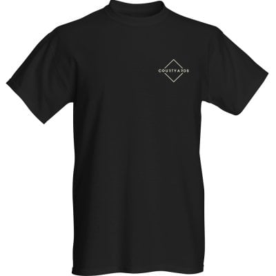 Image of Courtyards Emblem Tee Black