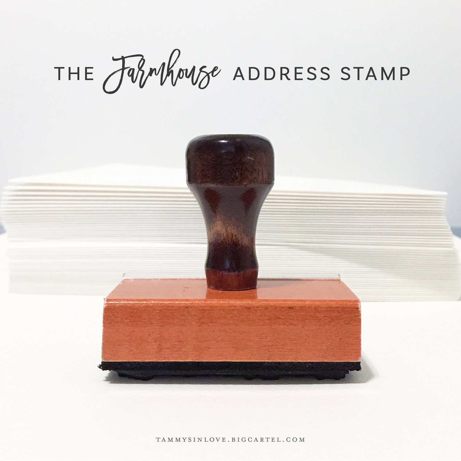 Image of Farmhouse Address Stamp