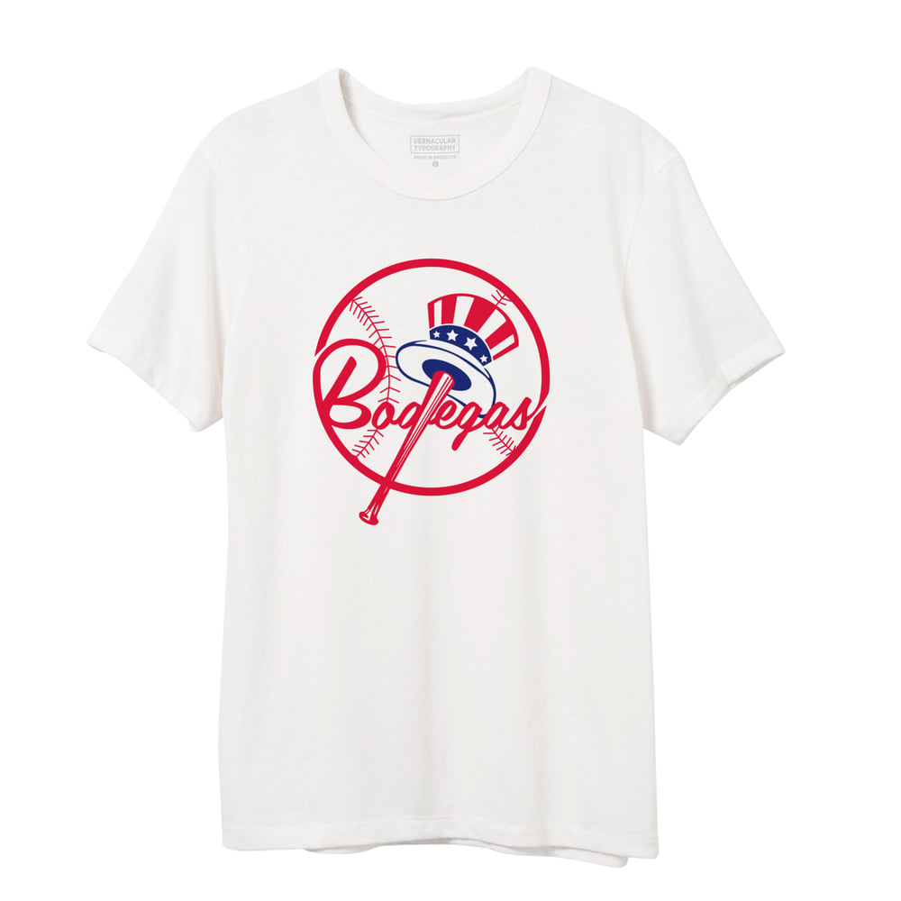 Image of New York Bodegas Baseball Emblem Tee