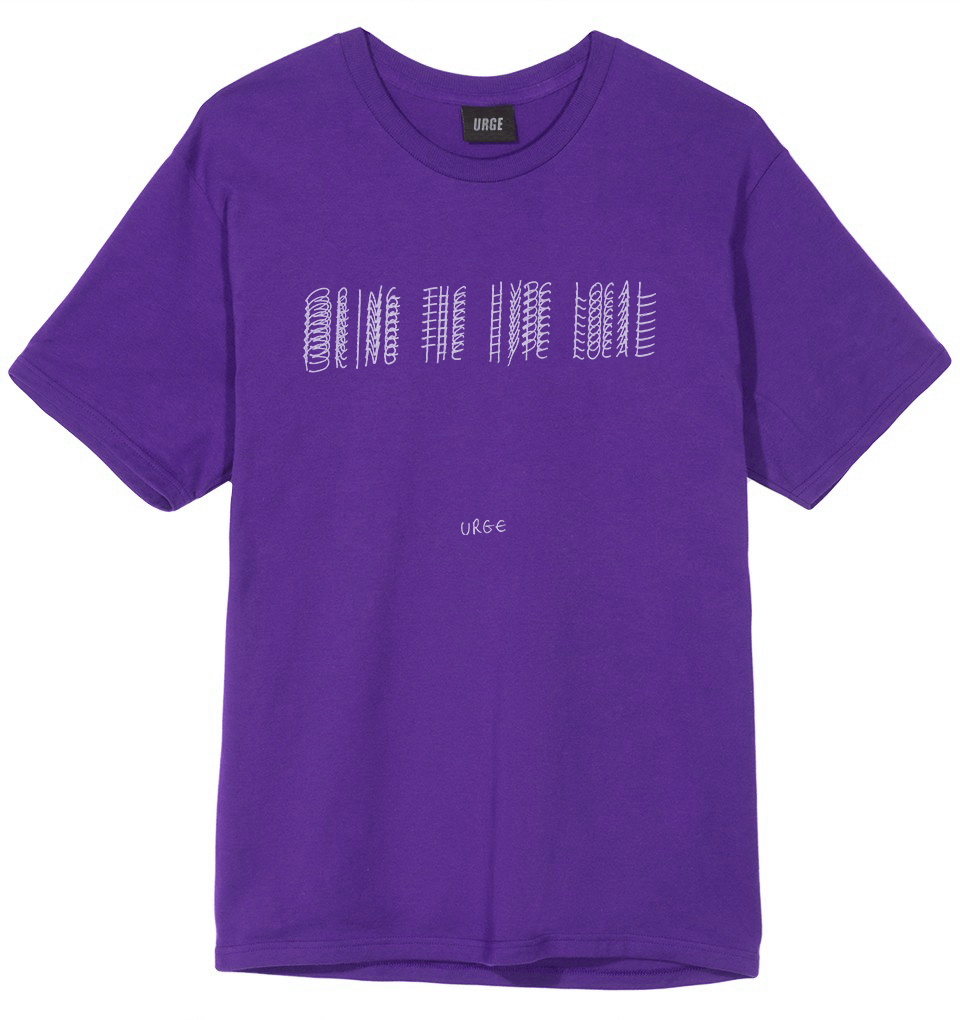 Image of BRING THE HYPE LOCAL TEE - PURPLE