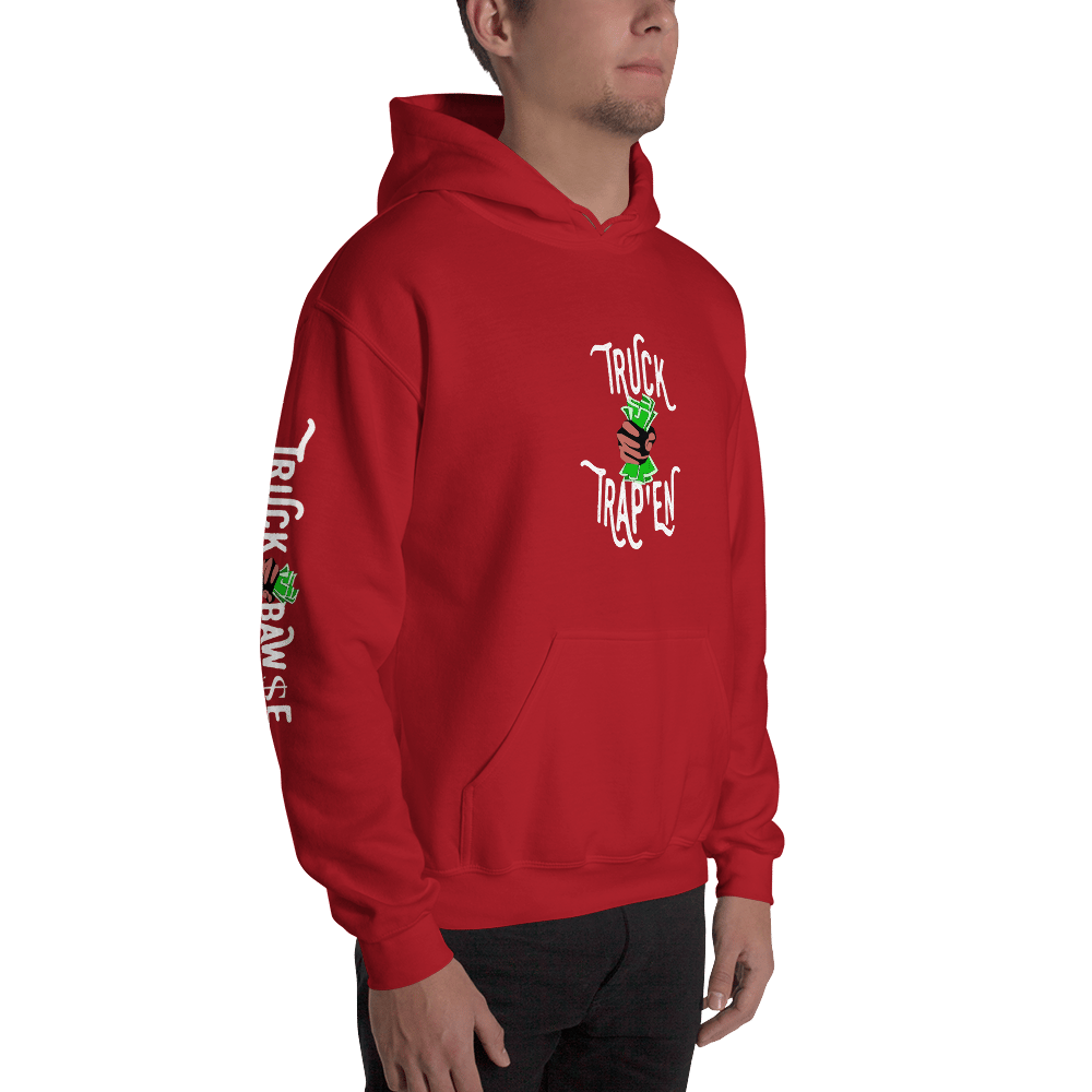 Image of TRUCK TRAP'EN EXCLUSIVE HOODIE RED