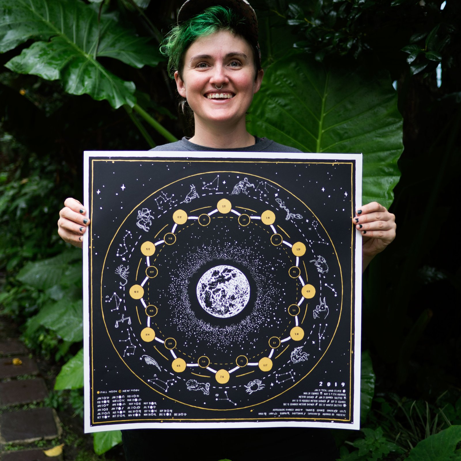 2019 lunar calendar / 2019 misprints | V Adams Prints