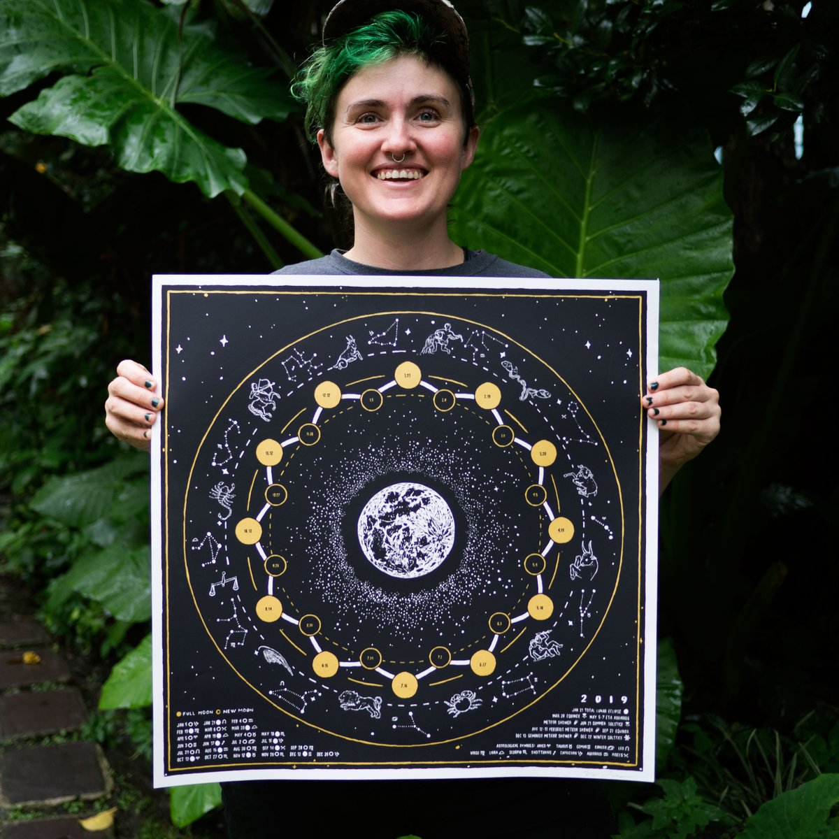Image of 2019 lunar calendar / 2019 misprints