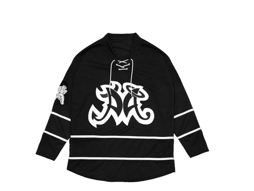 Image of Angels Hockey Jersey (BLACK)