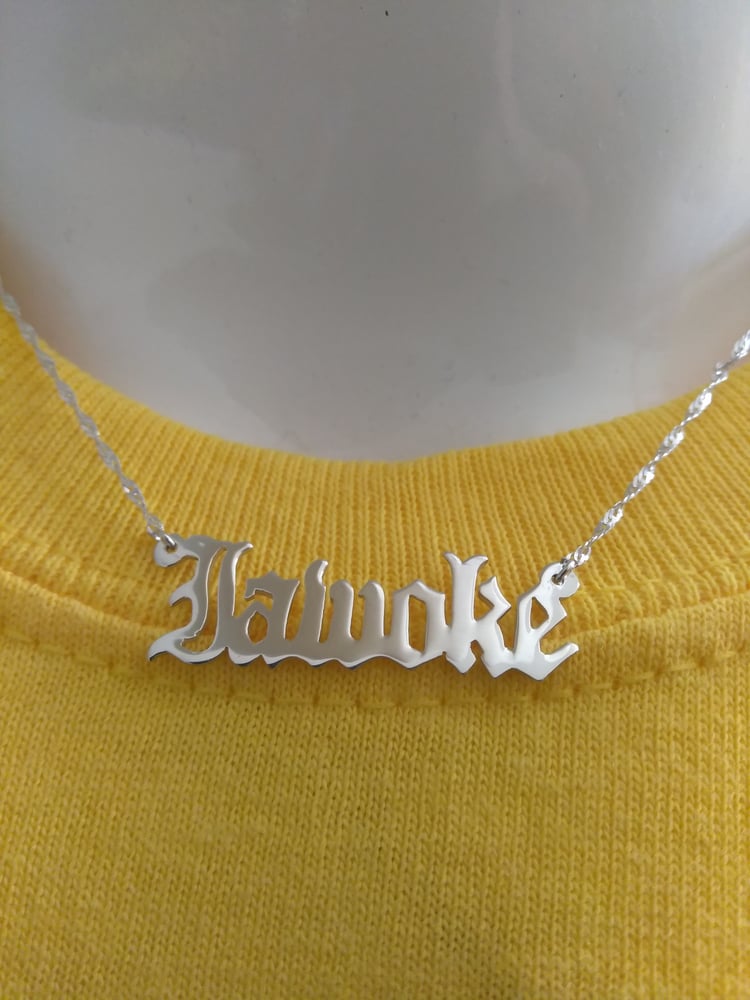 Image of I Awoke Silver Chain .925 Italy
