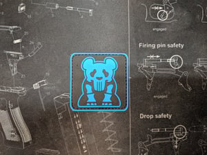 Image of PUNISHER PANDA PATCH - PVC