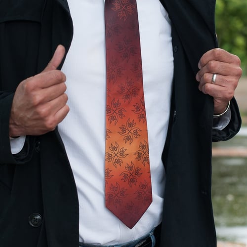 Image of Gradient Fire Necktie