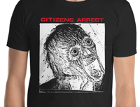 Image 2 of CITIZENS ARREST - "STICKER DESIGN 1989" BLACK T-SHIRT
