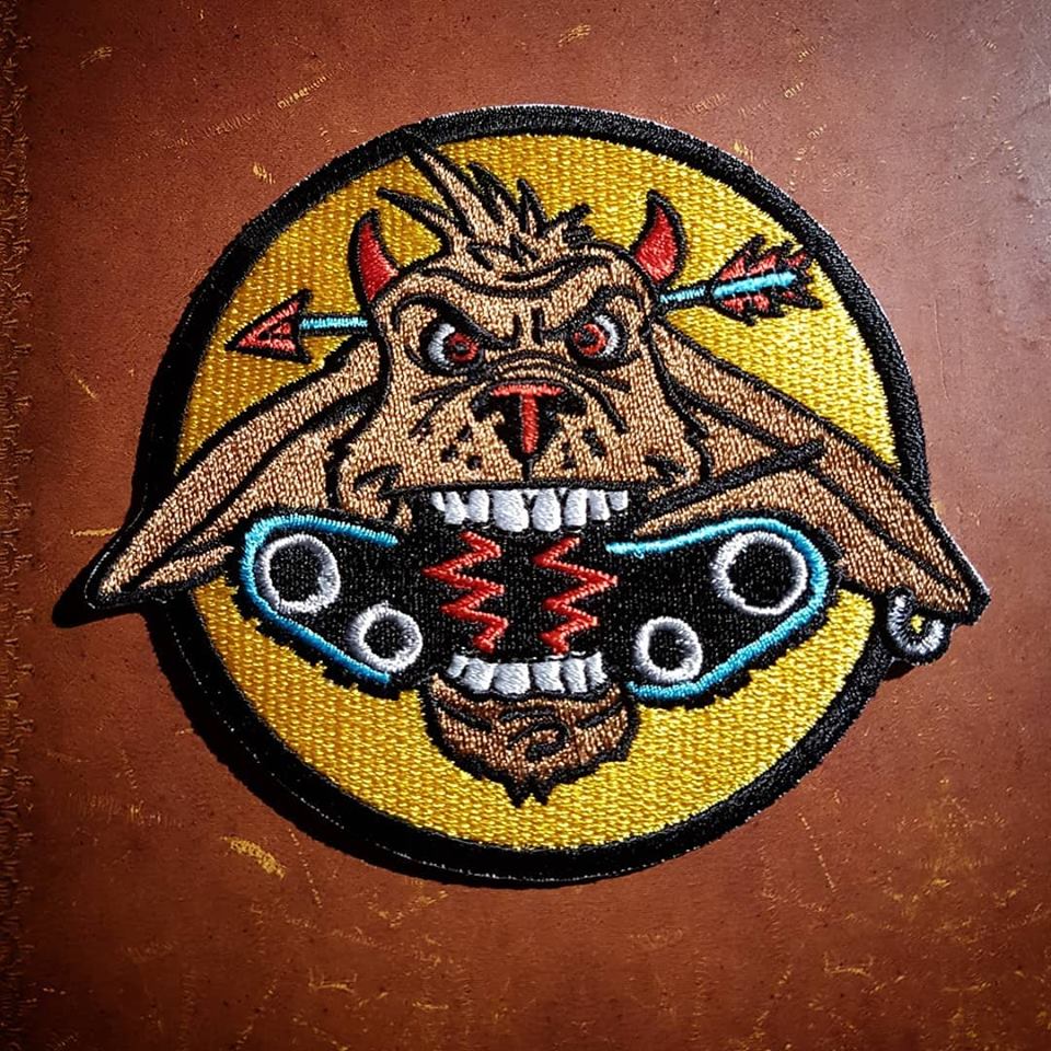 Image of Booga Tankbuster Division Patch (with Tank Girl print!)