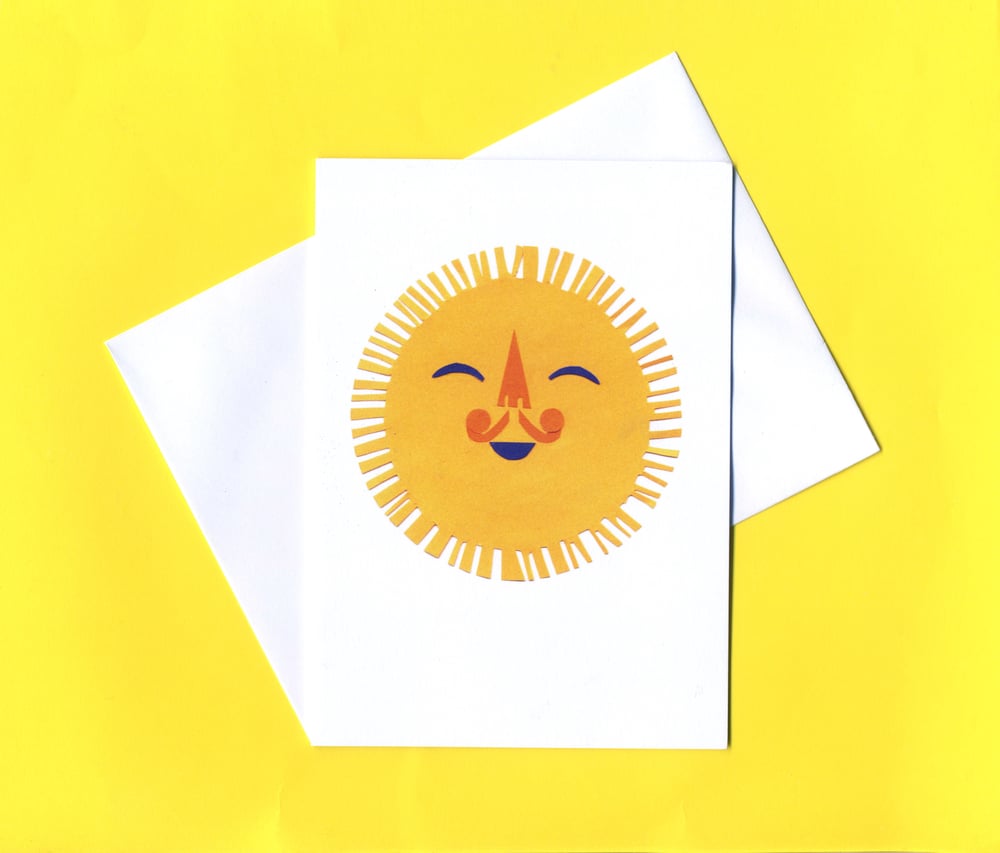 Image of Sunshine greeting card