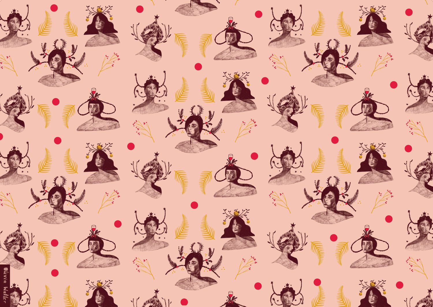 Image of Christmas wrapping paper 