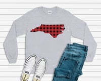 Buffalo Plaid NC, Long Sleeve