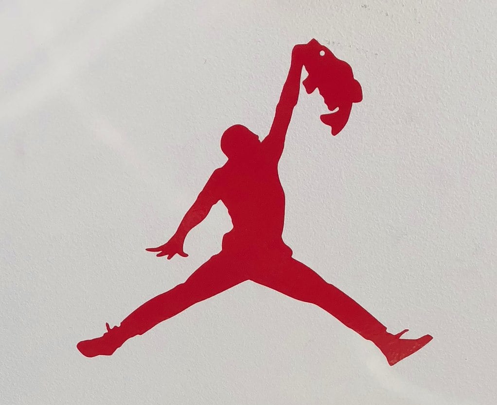 Image of Jumpman Bass Decal 9" (3 Colors)