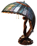 Image of Beautiful Flying Lady Lamp - Iridescent Wings