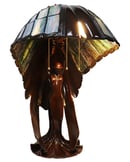 Image of Beautiful Flying Lady Lamp - Iridescent Wings