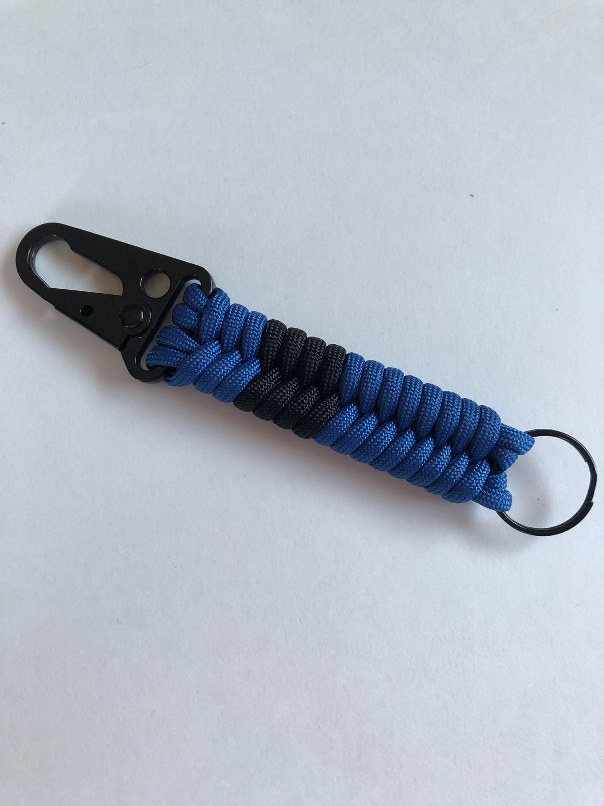 blue belt keychain