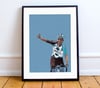 Romain Bardet print A4 or A3 - By Matthew Burton