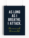 Bernard Hinault quote print - A4 or A3