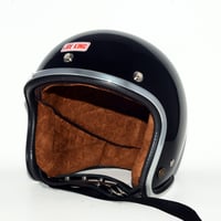 Image 1 of JK400 Gloss Black & Tan Quilted Suede