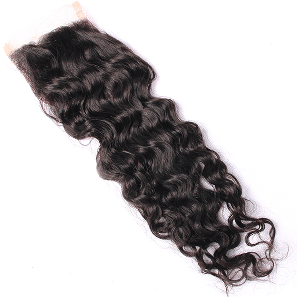 Image of Raw Indian Curly 4*4 Closure