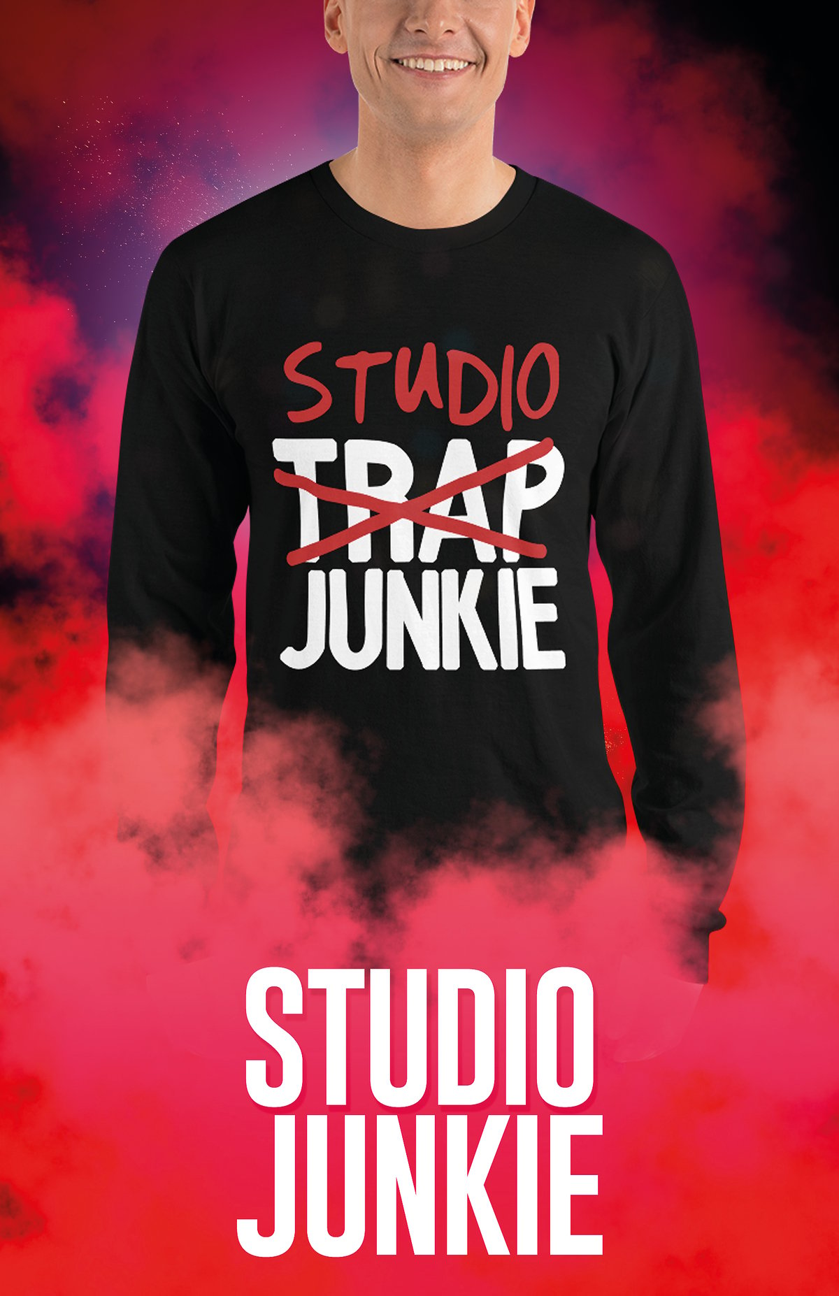 Image of Studio Junkie (Black Long Sleeve)