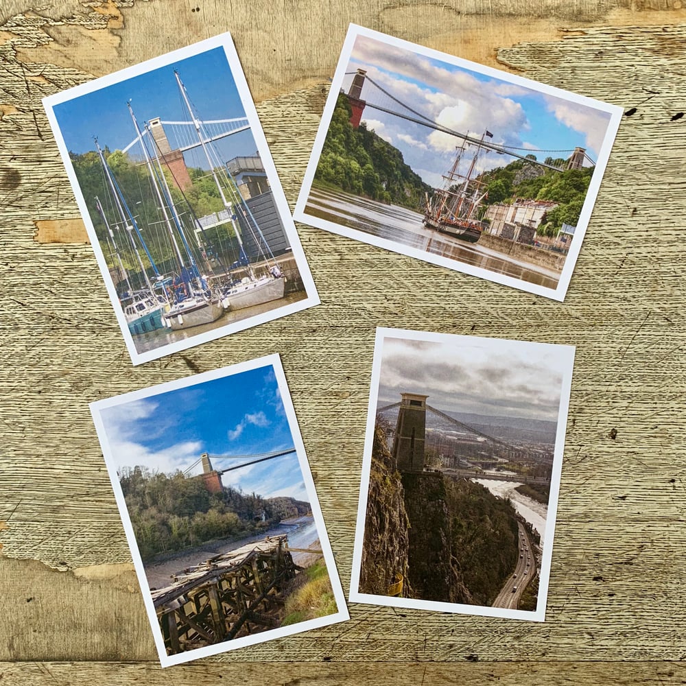 Image of Clifton Suspension Bridge postcard set