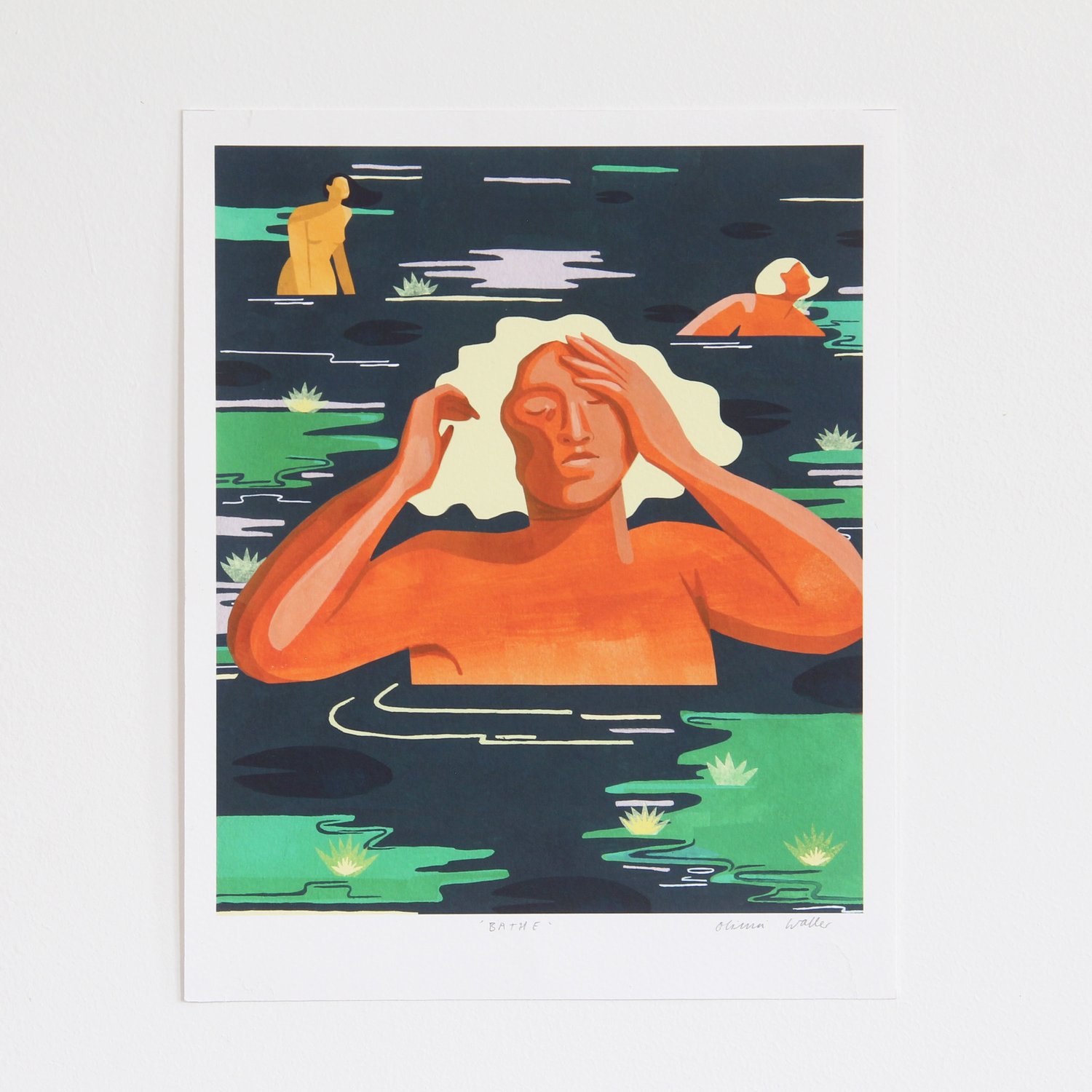 Image of 'Bathe' giclée print 