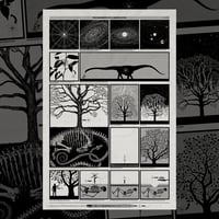 Image 1 of BIOGRAPHY OF A CARBON ATOM - WOOD PANEL