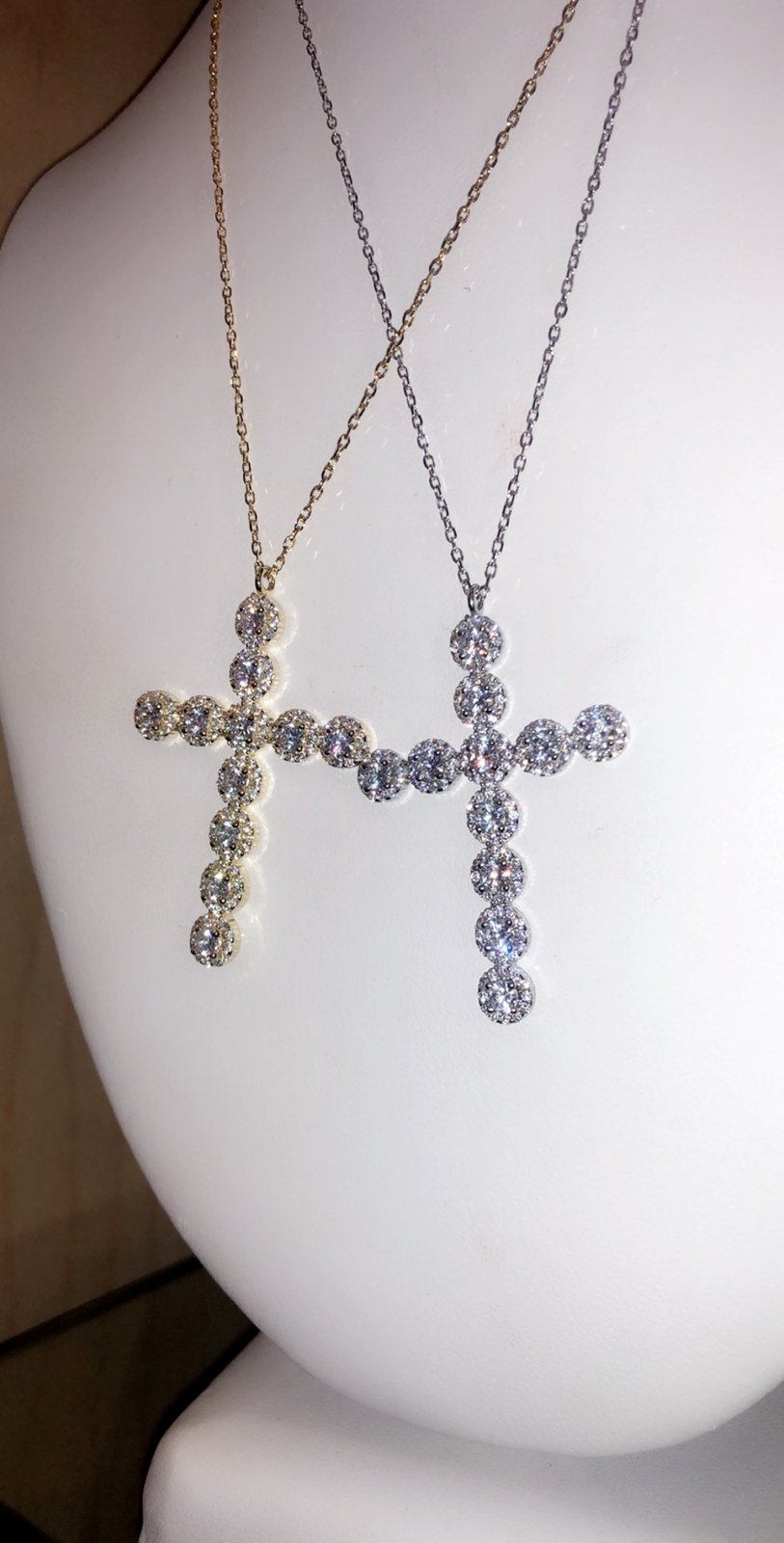 circle cross necklace