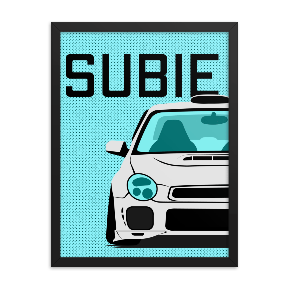 Image of Subie Framed Poster