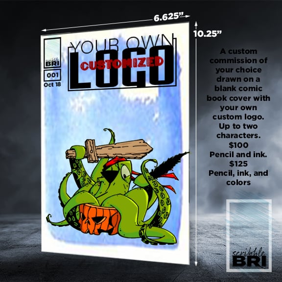 Image of Custom Comic Book Sketch Cover