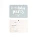 Image of Carte Postale BIRTHDAY PARTY / ADELE