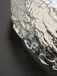 Image 1 of 18" Textured Glass Flush Mount by Kaiser