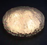Image 3 of 18" Textured Glass Flush Mount by Kaiser