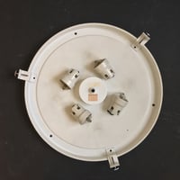 Image 5 of 18" Textured Glass Flush Mount by Kaiser
