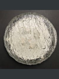 Image 2 of 18" Textured Glass Flush Mount by Kaiser