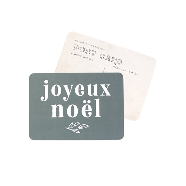 Image of Carte Postale JOYEUX NOEL / ADELE 