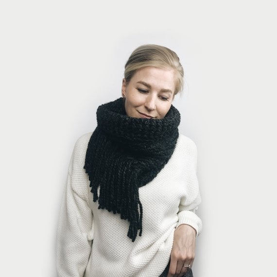 Image of Hannah Fringe Cowl