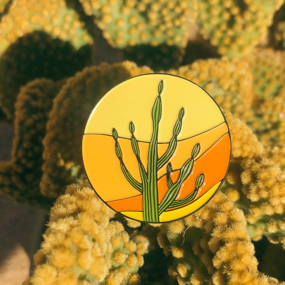 Image of Desert Sunset Enamel Pin