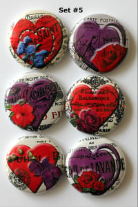 Image 2 of Romantic Heart Flair Buttons