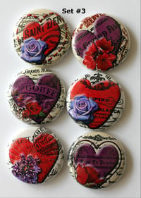 Image 4 of Romantic Heart Flair Buttons