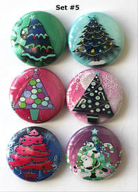 Image 2 of Christmas Tree Flair Buttons